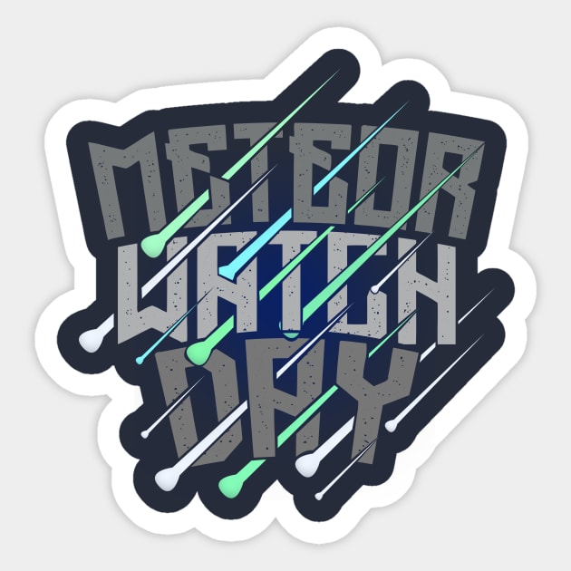 'Astronomy Meteor Watch Day' Cool Meteors Gift Sticker by ourwackyhome